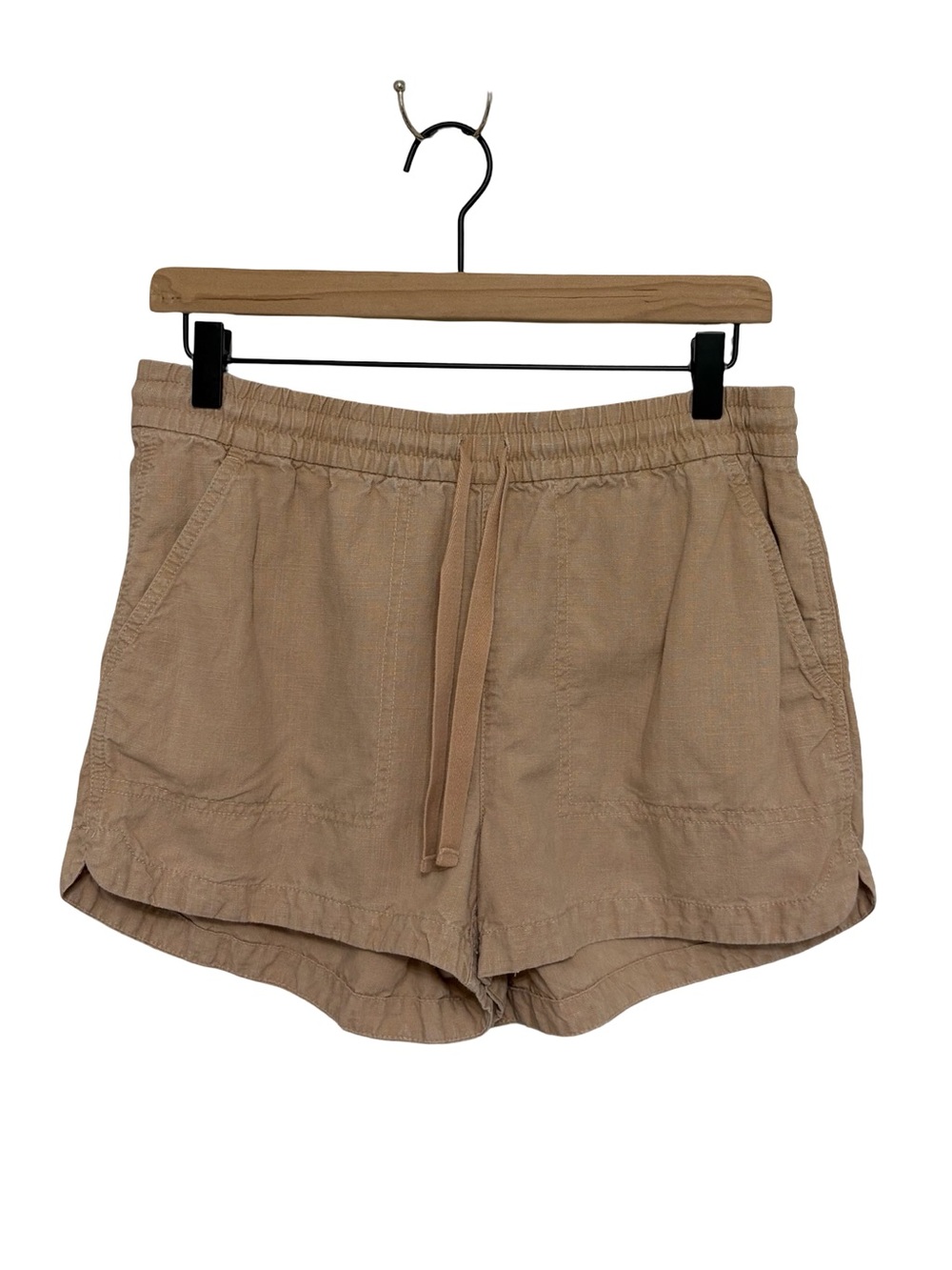J. Crew New Seaside Short in Linen Blend in Tan - Size S